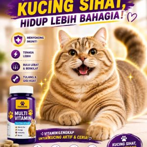 Paw Paradise Multivitamin Untuk Kucing & Anjing 90 Tablet